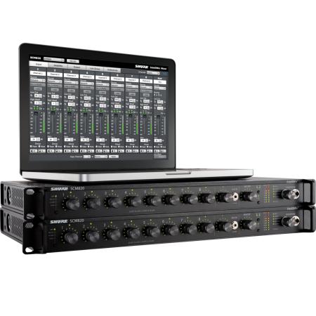 8通道數(shù)字自動混音器SHURE	SCM820