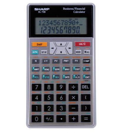 夏普（SHARP）EL-738 學(xué)生科學(xué)金融考試計(jì)算器 財(cái)務(wù)理財(cái)計(jì)算機(jī)
