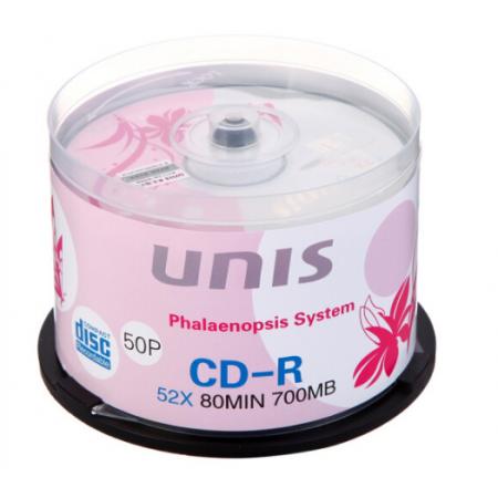 紫光（UNIS）CD-R 52速 700M 碟之戀系列 桶裝50片 刻錄盤(pán)