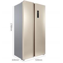 TCL BCD-509WEFA1流光金 風(fēng)冷無(wú)霜 電腦溫控 對(duì)開門冰箱 智慧出風(fēng) 纖薄