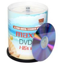 麥克賽爾（maxell）DVD-R光盤(pán) 刻錄光盤(pán) 光碟 空白光盤(pán) M2系列16速4.7G 珍珠白桶裝100片