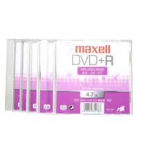 麥克賽爾（maxell）DVD+R光盤 刻錄光盤 光碟 空白光盤 16速4.7G臺產(chǎn) 1片盒裝，5盒/包