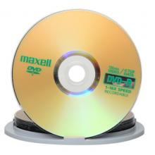麥克賽爾（maxell）DVD-R光盤 刻錄光盤 光碟 空白光盤 16速4.7G臺(tái)產(chǎn) 桶裝10片