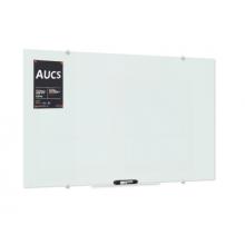 AUCS 60*90cm 玻璃白板 寫(xiě)字板 辦公 會(huì)議磁性鋼化玻璃黑板掛式