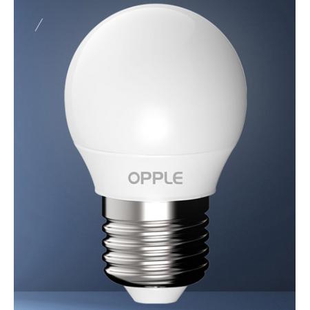歐普照明（OPPLE）LED燈泡節(jié)能球泡 5W E27大螺口 暖白光/白光（五只裝）