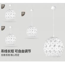歐普照明（OPPLE）LED餐廳燈浪漫現(xiàn)代簡(jiǎn)約時(shí)尚單頭吸頂餐吊燈創(chuàng)意吧臺(tái) 花之密語(yǔ)