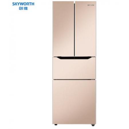 創(chuàng)維（Skyworth）268升 法式多門冰箱 四門電冰箱 風(fēng)冷無霜 靜音節(jié)能時(shí)尚 BCD-268WY普利金