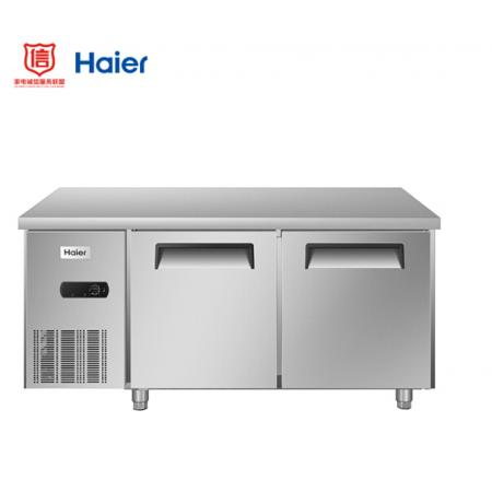 海爾 Haier 廚房商用冷柜冰柜 冷藏冷凍轉換不銹鋼工作臺操作臺冰箱 SP-430C/D2
