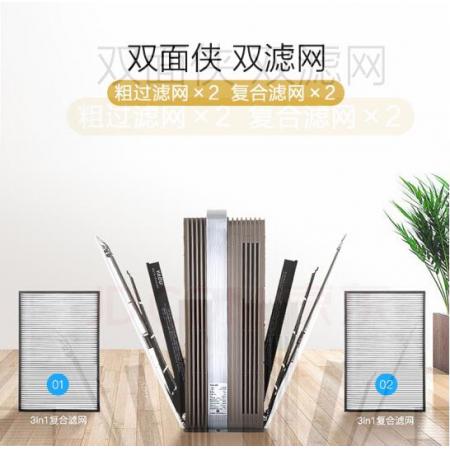 亞都（YADU）空氣凈化器 辦公室家用凈化器 除甲醛細菌霧霾過敏源流感病毒 KJ600G-S5Pro