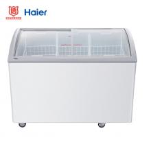 海爾 Haier 330升商用冷藏冷凍轉(zhuǎn)換冰柜 圓弧玻璃門(mén)冷柜 SC/SD-330HDS