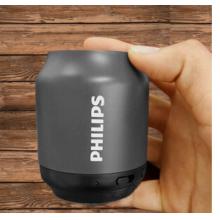 飛利浦(PHILIPS)BT25B 迷你無(wú)線藍(lán)牙小音箱 戶外便攜音箱 車(chē)載音響電腦音響 黑色 
