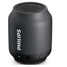 飛利浦(PHILIPS)BT25B 迷你無(wú)線藍(lán)牙小音箱 戶外便攜音箱 車(chē)載音響電腦音響 黑色 