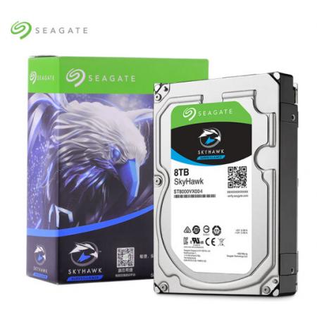 希捷(Seagate)8TB 256MB 7200RPM 監(jiān)控級(jí)硬盤 SATA接口 希捷酷鷹SkyHawk系列(ST8000VX004)全天候安防監(jiān)控