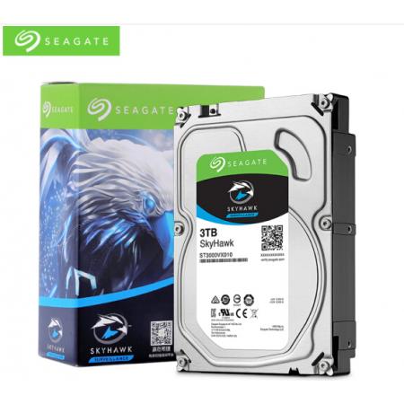 希捷(Seagate)3TB 64MB 5900RPM 監(jiān)控級(jí)硬盤 SATA接口 希捷酷鷹SkyHawk系列(ST3000VX010)