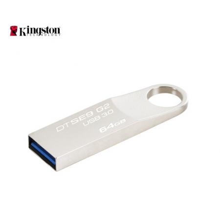 金士頓（Kingston）64GB USB3.0 U盤 DTSE9G2 銀色 金屬外殼 高速讀寫