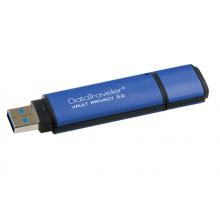 金士頓（Kingston）64G USB3.0 U盤(pán) DTVP30 256位AES專業(yè)硬件金屬加密 雙重?cái)?shù)據(jù)保護(hù)