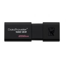 金士頓（Kingston）256GB USB3.0 U盤 DT100G3 讀速130MB/s 黑色 滑蓋設(shè)計(jì) 時(shí)尚便利