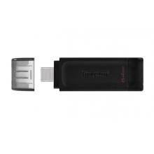 金士頓（Kingston）u盤USB3.2 手機(jī)Type-C單接口 DT70 高速閃存盤 64G