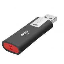  愛國(guó)者（aigo）16GB USB2.0 U盤 L8202寫保護(hù) 黑色 防病毒入侵 防誤刪