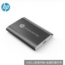 惠普（hp）P500系列 移動(dòng)SSD 固態(tài)硬盤 PSSD USB3.1 Type-c移動(dòng)固態(tài)硬盤 黑色 500-512G