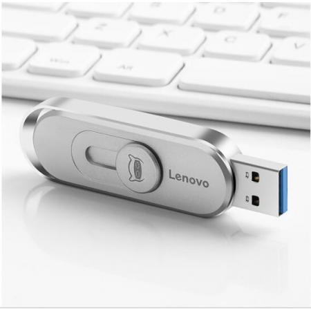 聯(lián)想（Lenovo）小新U盤 64GB USB3.0 小新X1優(yōu)盤 滑蓋設(shè)計 高速讀寫 金屬邊框 銀色