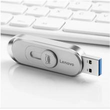 聯(lián)想（Lenovo）小新U盤(pán) 64GB USB3.0 小新X1優(yōu)盤(pán) 滑蓋設(shè)計(jì) 高速讀寫(xiě) 金屬邊框 銀色