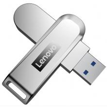 聯(lián)想（Lenovo）64GB USB3.0（USB3.1 Gen1) U盤(pán) X3 香檳銀 全金屬電腦車(chē)載高速優(yōu)盤(pán) 360度旋轉(zhuǎn)