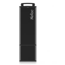 朗科（Netac）U351 高速USB3.0 全金屬U盤商務(wù)直插式閃存盤小巧迷你車載加密優(yōu)盤 黑色 128GB