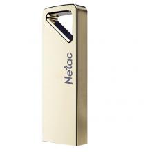 朗科（Netac）USB2.0 U盤U326 全金屬 閃存盤 直插式小巧迷你車載加密U盤 珍珠鎳 32GB