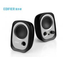漫步者（EDIFIER）R12U 外觀時(shí)尚、音質(zhì)純正的入門級(jí)微型2.0桌面音響 筆記本音箱 電腦音箱 黑色