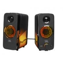 JBL 量子 QDUO 藍(lán)牙音箱電腦音響 炫彩燈效獨(dú)立高低音炮臺(tái)式機(jī)手機(jī)音響黑色