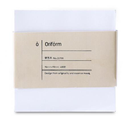 得力(deli)400張98*98mm簡(jiǎn)潔白色便筏本便條本便簽紙便簽本子辦公用品 21708