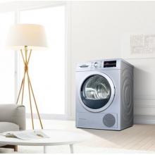 博世（BOSCH） 9公斤烘干機 熱泵干衣機 除菌烘 低溫護衣 智控烘干 WTW875681W