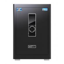 虎牌保險柜高60cm全鋼指紋密碼柜辦公智能保管保密柜入墻柜 商務(wù)黑