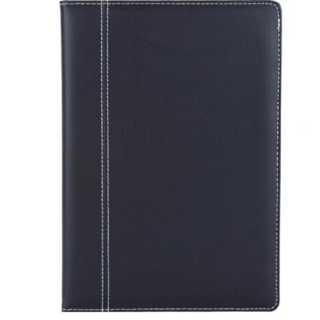 廣博(GuangBo)16K皮面記事本子 簡約商務(wù)文具筆記本 114張黑色GBP16730