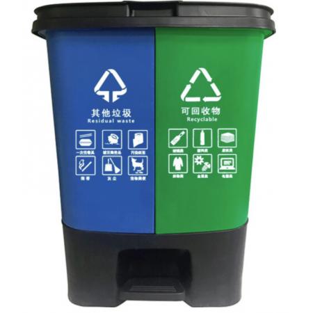兩類回收垃圾桶組合	樸廚	20L