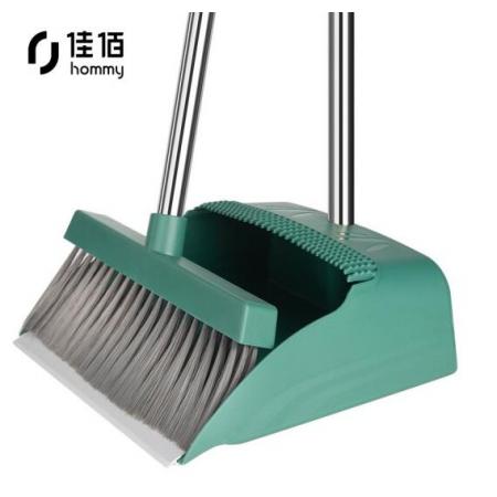 佳佰 掃把組合 不銹鋼桿 防風(fēng)掃帚掃地套裝 掃地掃頭發(fā) 搓斗畚箕組 家用辦公合兩件套