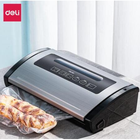 得力(deli)真空包裝機(jī) 膠裝機(jī) 過膜機(jī) 食品真空包裝袋全自動(dòng)抽真空封口機(jī)塑封機(jī)保鮮真空機(jī)(商用家用)14886S
