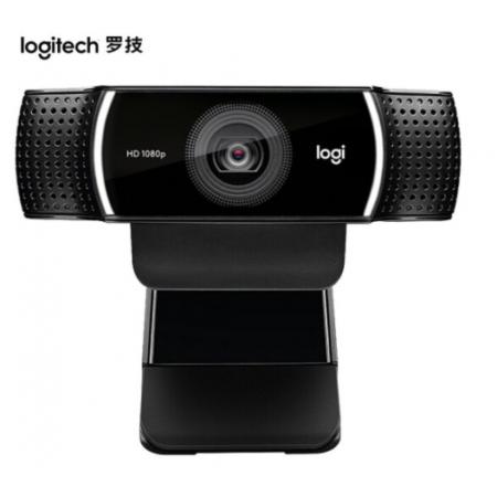 羅技（Logitech） C922高清網(wǎng)絡(luò)攝像頭 視頻會(huì)議網(wǎng)課教學(xué)攝像頭 黑
