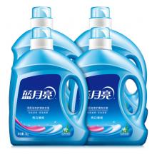 藍月亮洗衣液 亮白增艷 (自然清香) 3kg*4瓶 護色增艷 企業(yè)采購 員工福利 廠家直發(fā) 整箱