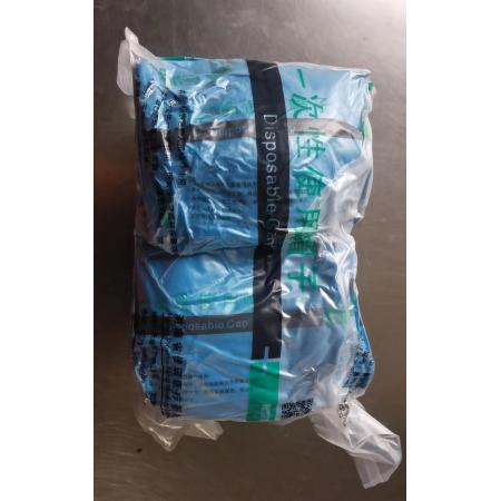一次性帽子 頭套無紡布帽子 條形帽防塵防污帽頭套 （20個裝）