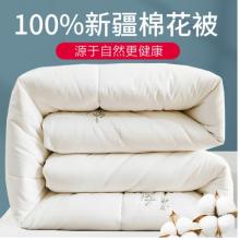 南極人NanJiren 100%新疆棉花被 全棉被子被芯棉被 單人加厚學生秋冬被冬季空調被 5斤 150*200cm