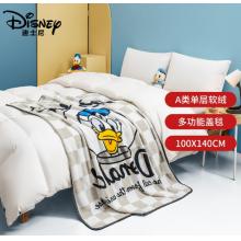 迪士尼(Disney)兒童卡通單層毛毯可用辦公室午睡毯法蘭絨蓋毯兒童毯子嬰兒寶寶云毯 140*100cm