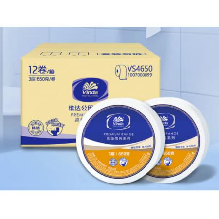 維達(Vinda) 卷紙 3層650克*12卷大卷紙