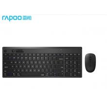 雷柏（Rapoo） 8050T 鍵鼠套裝 無線藍(lán)牙鍵鼠套裝 辦公鍵盤鼠標(biāo)套裝 無線鍵盤 藍(lán)牙鍵盤 黑色