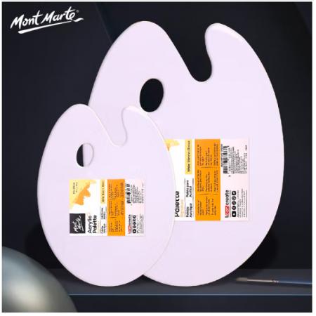 蒙瑪特(Mont Marte)顏料調(diào)色盤22*30cm 雙面可用調(diào)色板美術(shù)學生畫畫用顏料盤 光滑易清洗大號繪畫盒MAPL0007