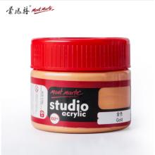 蒙瑪特(Mont Marte)大瓶丙烯顏料金色100ml 美術手繪彩繪墻繪畫畫丙烯顏料套裝 顏料畫筆用防水MSCH1033