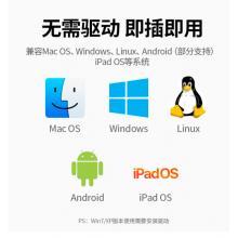 綠聯(lián) Type-C擴展塢拓展塢網(wǎng)線轉(zhuǎn)接頭USB3.0轉(zhuǎn)千兆網(wǎng)卡口分線器轉(zhuǎn)換器雷電3/4通用蘋果MacBook華為聯(lián)想筆記本
