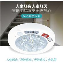朗帝斯（LOWNDES） 人體感應(yīng)燈 智能聲控光控雷達(dá)led吸頂燈 梅花人體/大號12W白光