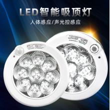 朗帝斯（LOWNDES） 人體感應(yīng)燈 智能聲控光控雷達(dá)led吸頂燈 梅花人體/大號12W白光